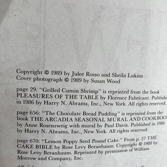 The New Basics Cookbook by Julee Rosso and Sheila Lukins - Picture 4 of 8